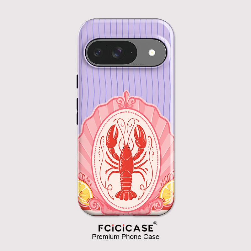 Google Pixel 9 Pro - Casing Ponsel Motif Lobster Fcicicase Untuk