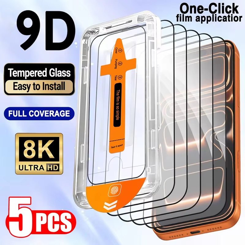 Xiaomi Poco X6 - 5-1PCS Pelindung Layar Kaca Tempered Bebas