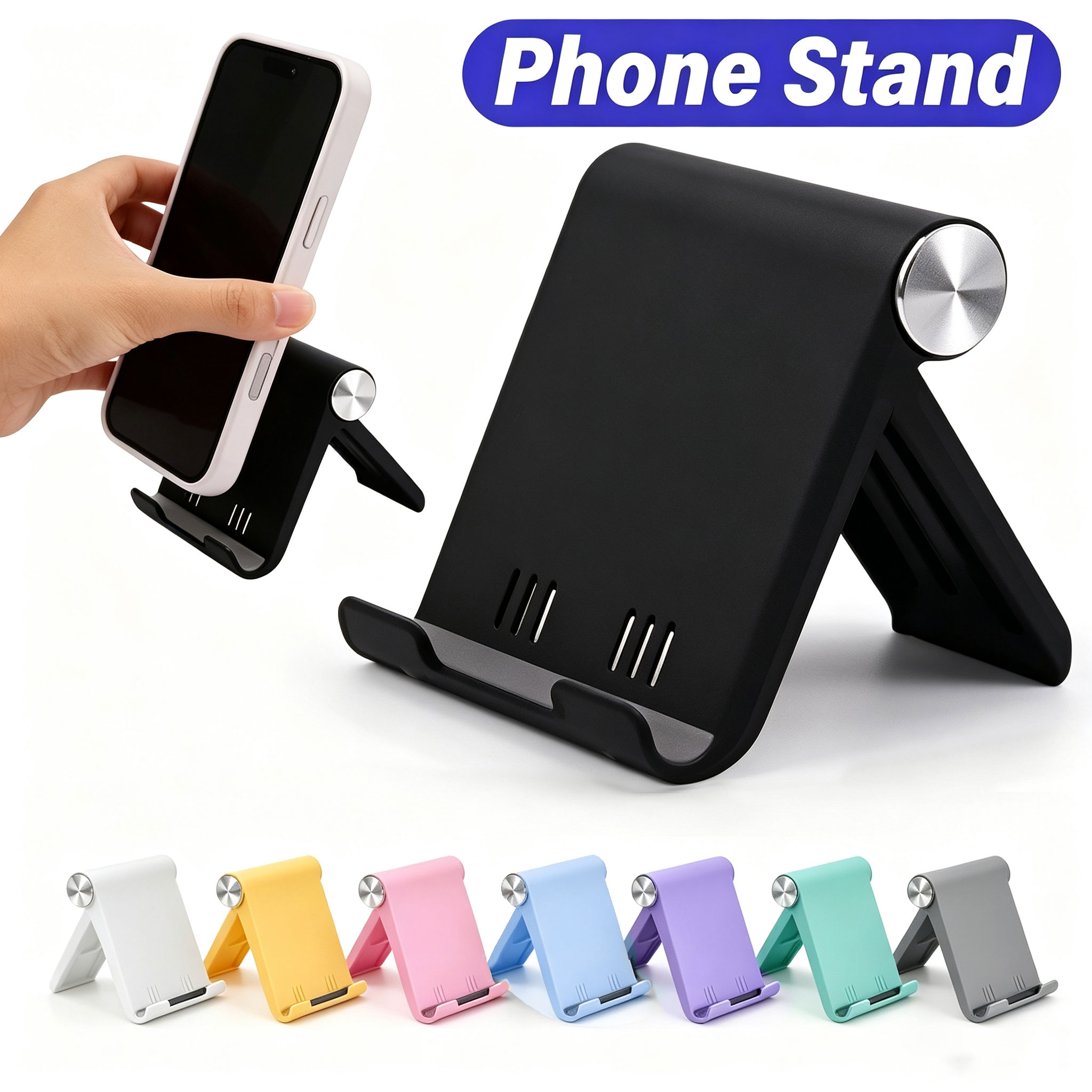 Tablet Phone Accessories - 2 buah Penyangga Ponsel Lipat, 8