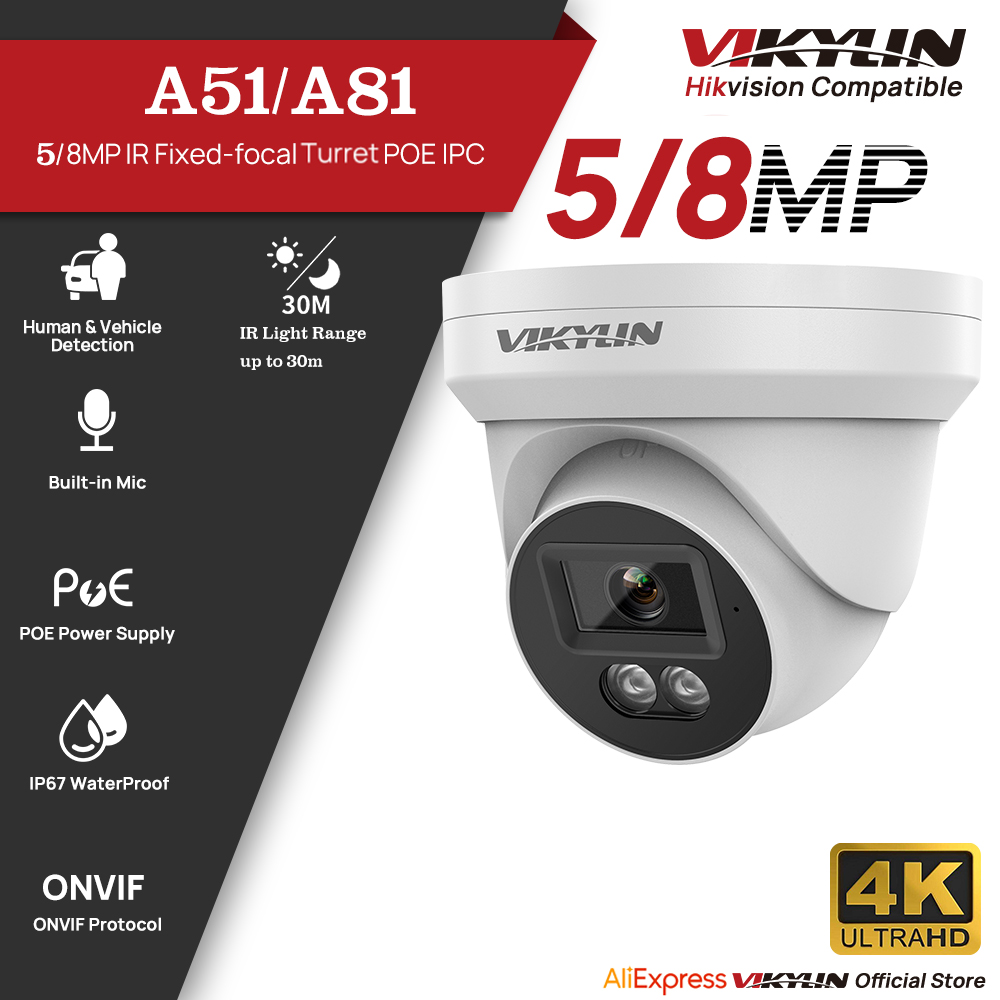 Windows Tablet Accessories - VIKYLIN 5/8MP HD IP Kamera Keamanan