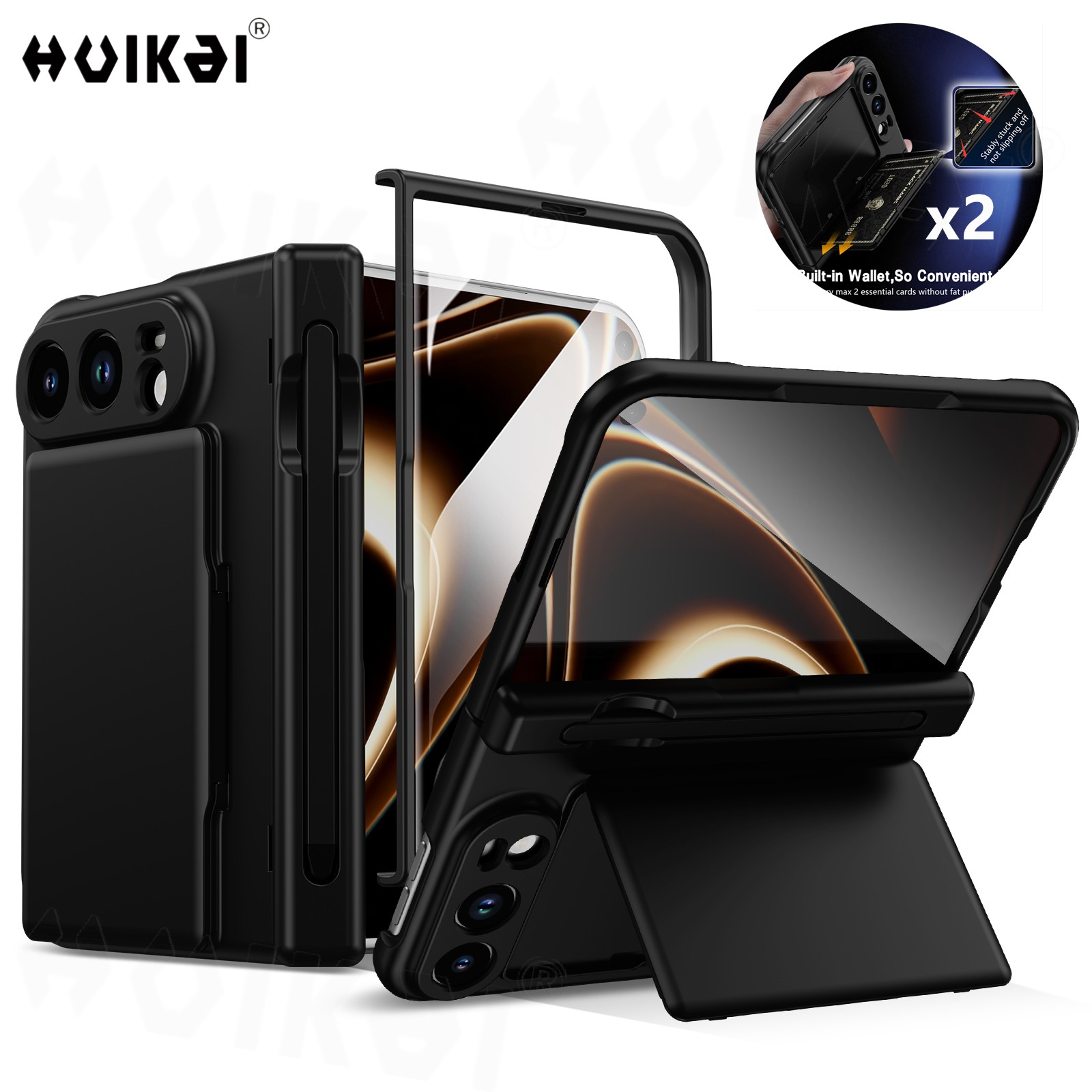 Windows Tablet Accessories - Casing Dompet dengan Tempat Kartu untuk
