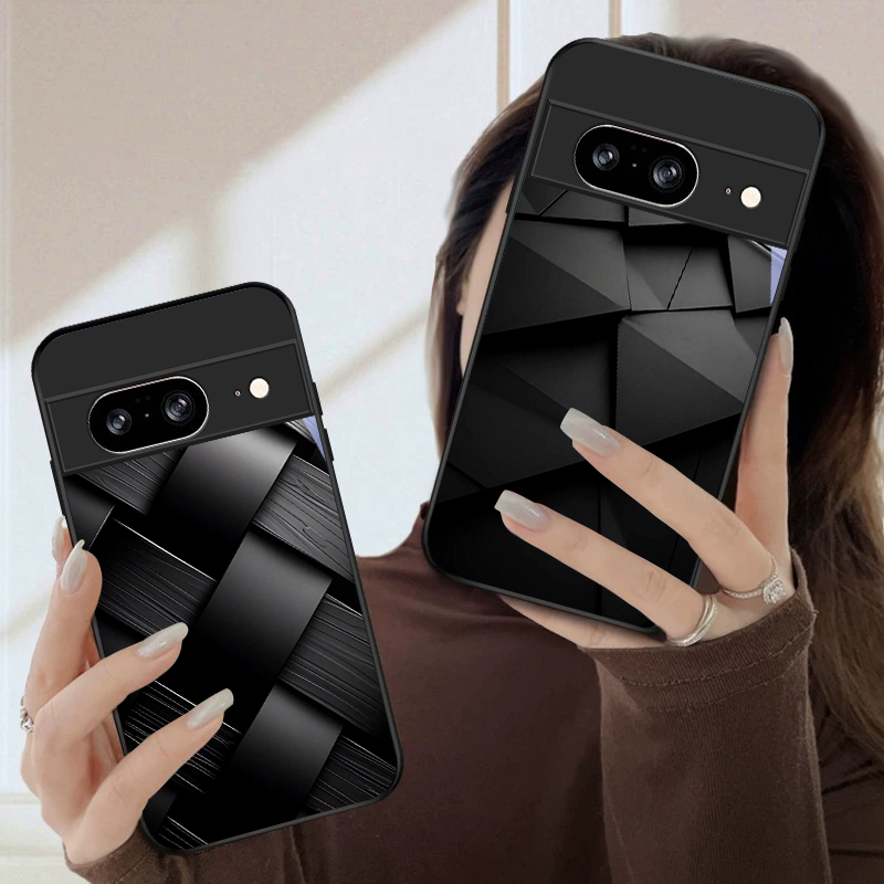 Tekstur geometris gelap Untuk  - Google Pixel 9 Pro ulasan dan harga