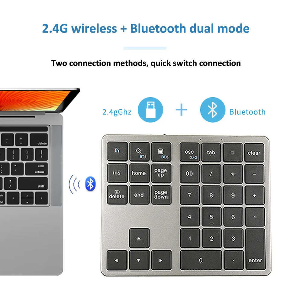 K35 papan ketik Digital, tombo - Bluetooth Trackpad ulasan dan harga