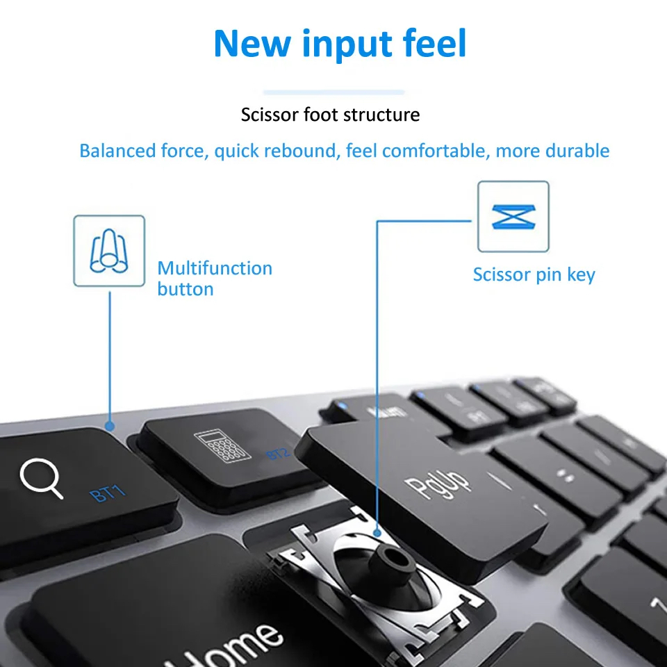 K35 papan ketik Digital, tombo - Bluetooth Trackpad ulasan dan harga