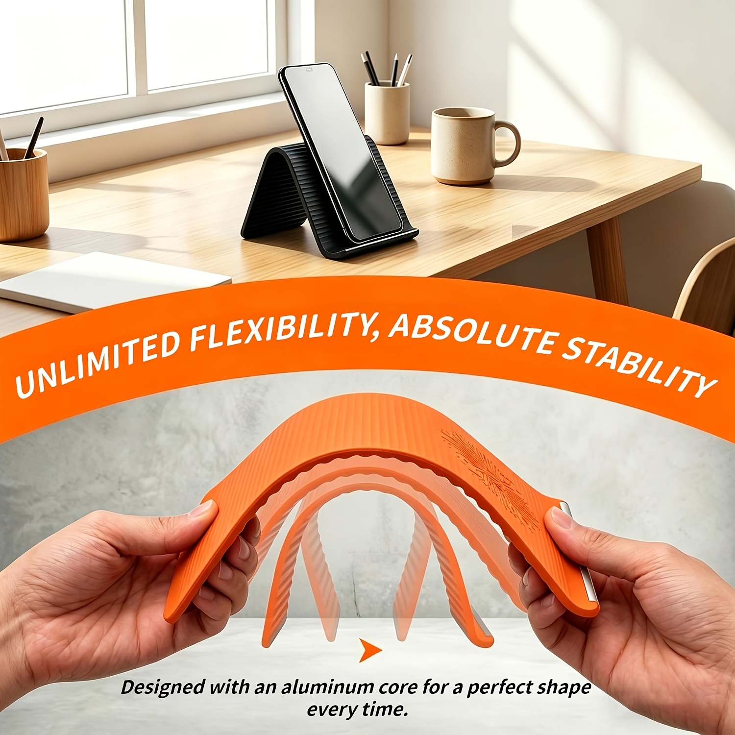 Penyangga Ponsel Silikon Lipat - Tablet Stand Adjustable ulasan dan harga