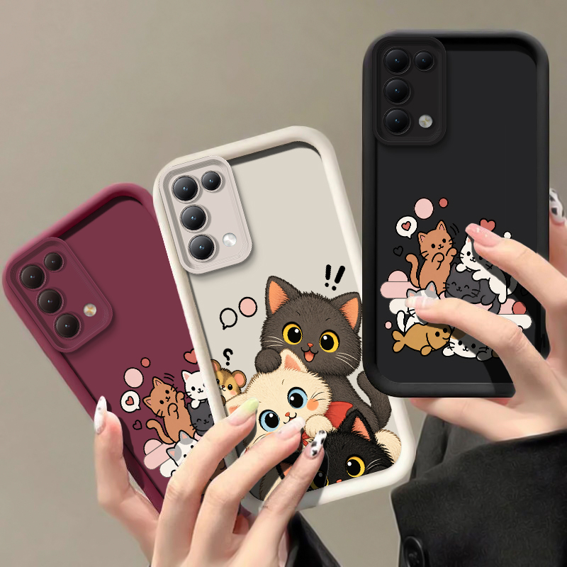 Casing Telepon Bertema Kucing  - Realme Note 50 ulasan dan harga