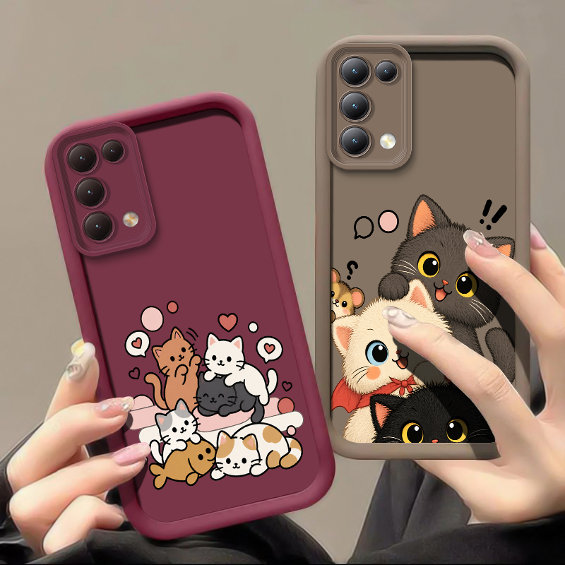 Casing Telepon Bertema Kucing  - Realme Note 50 ulasan dan harga